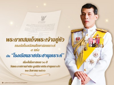 พระบาทสมเด็จพระเจ้าอยู่หัว ทรงรับโรงเรียนศึกษาสงเคราะห์ 9 ... พารามิเตอร์รูปภาพ 1